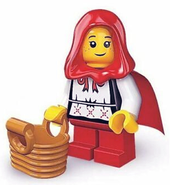 lego minifigures 7 rotkäppchen