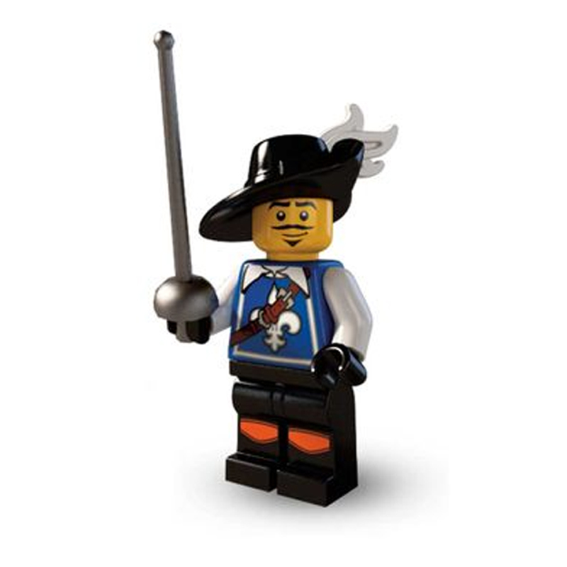 lego minifigures serie 4 musketier