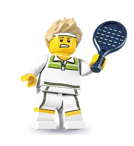 lego minifigures serie 7 tennisspieler